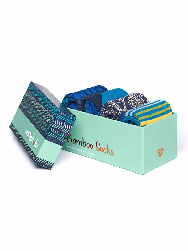 TAMARA SOCK BOX INDIGO