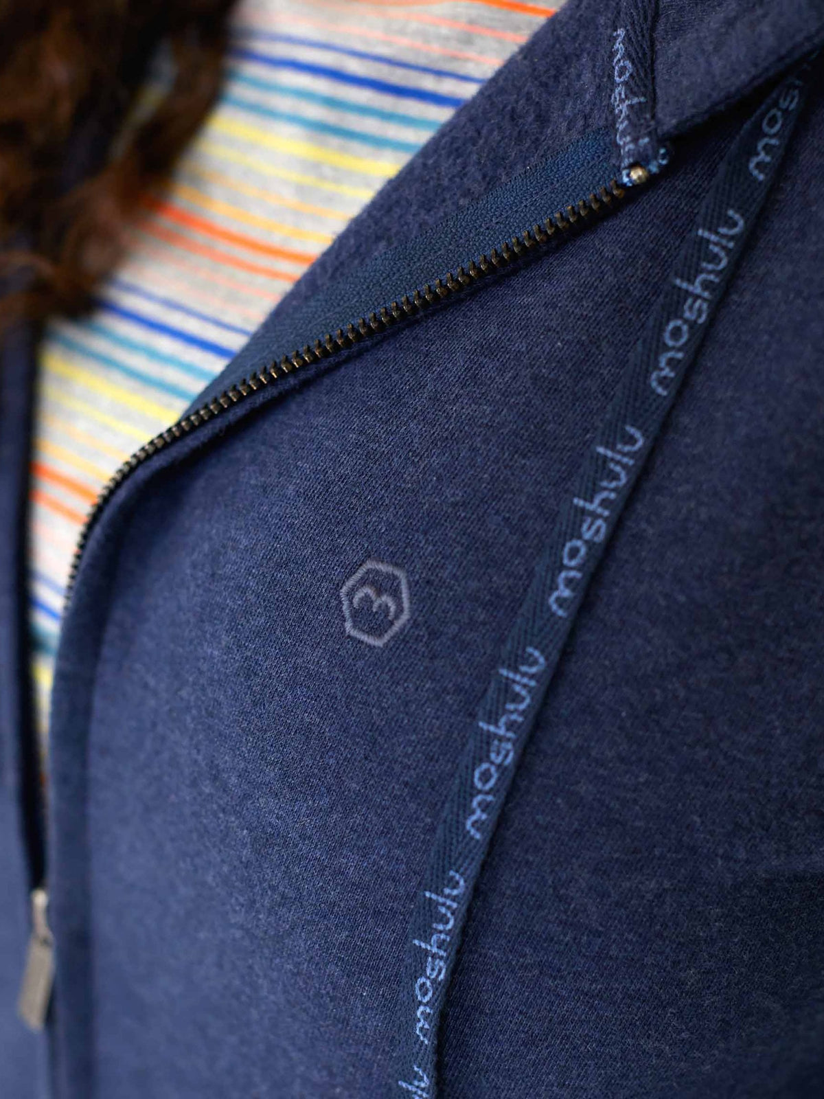 DOZE HOODED SWEAT INDIGO MARL