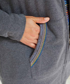 DOZE HOODED SWEAT SLATE MARL