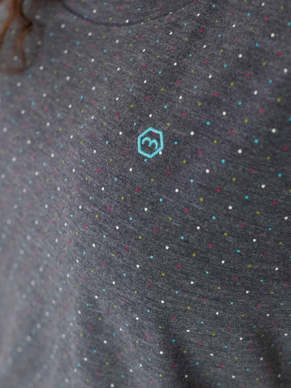 SLUMBER TEE SLATE MARL