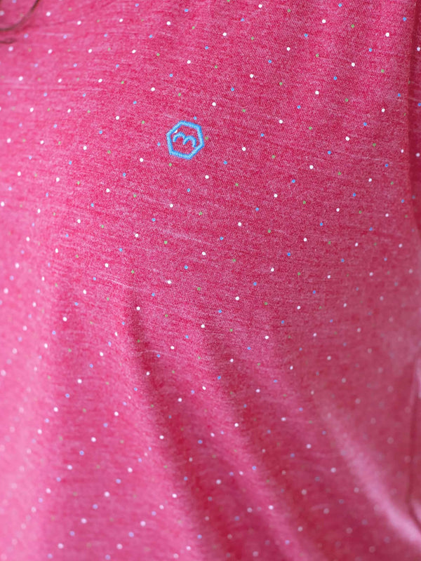 SLUMBER TEE PINK MARL