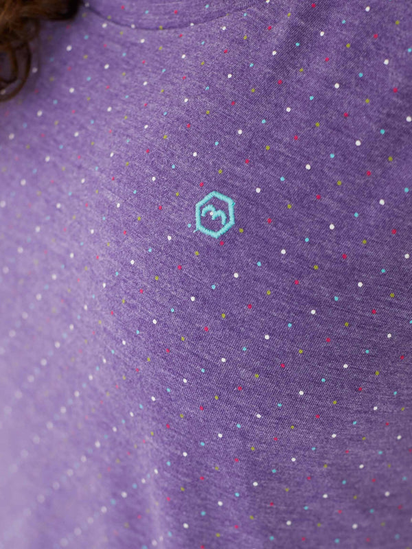 SLUMBER TEE VIOLET MARL