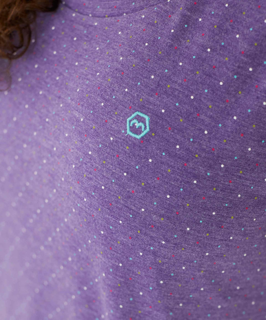 SLUMBER TEE VIOLET MARL