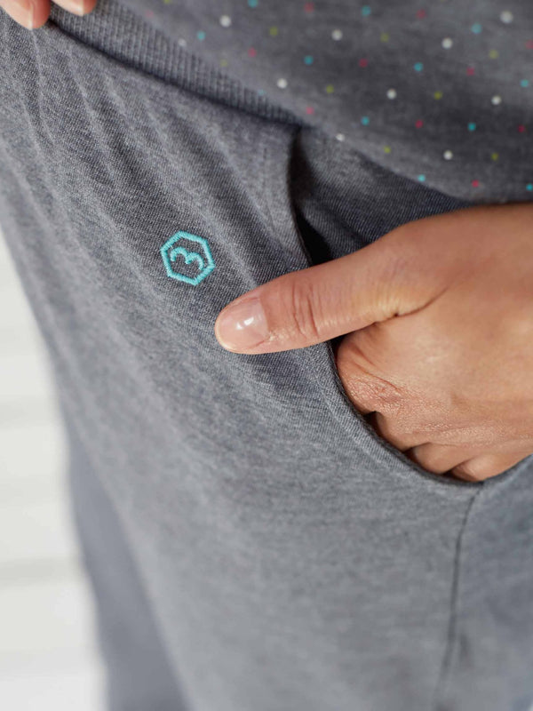 SLUMBER LOUNGE PANTS SLATE MARL