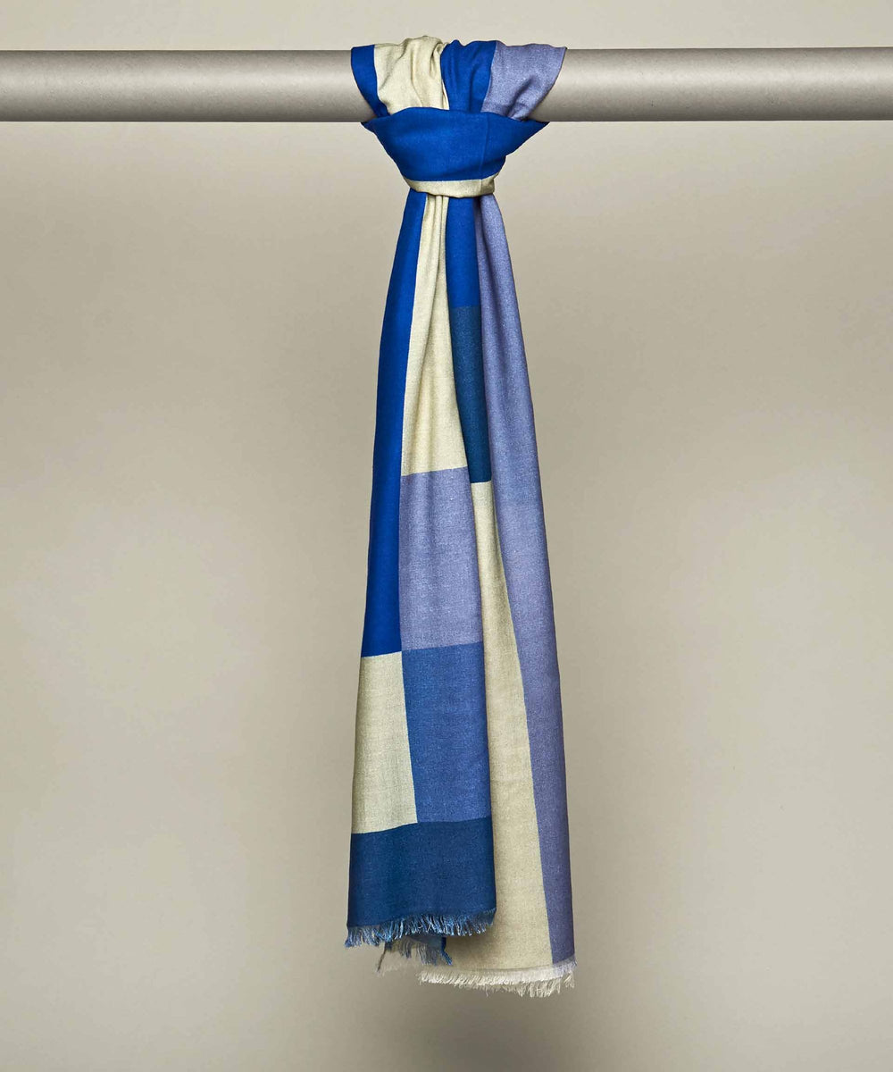 SANSKRIT BLUE ABSTRACT