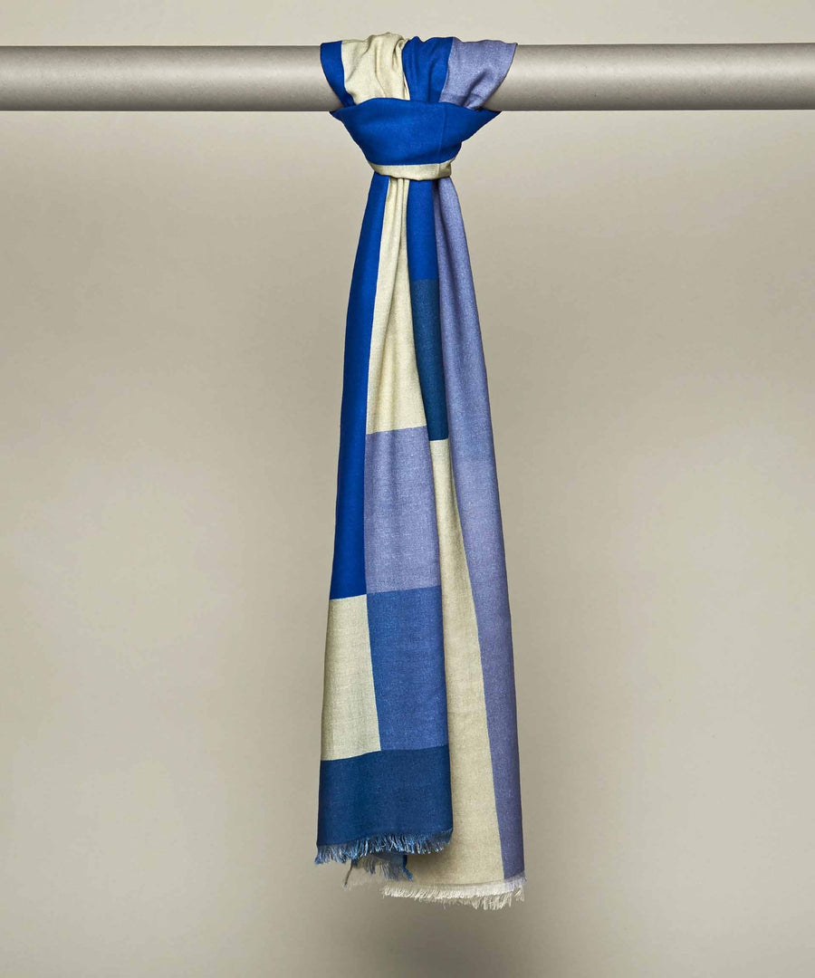 SANSKRIT BLUE ABSTRACT