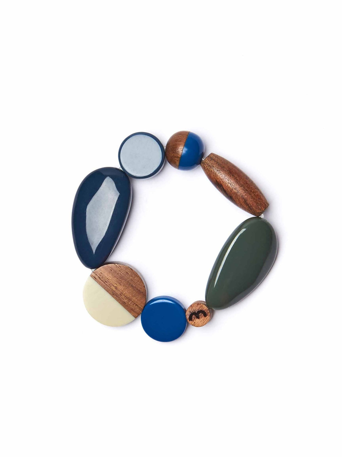 BALOCHI BRACELET AEGEAN BLUE TONES