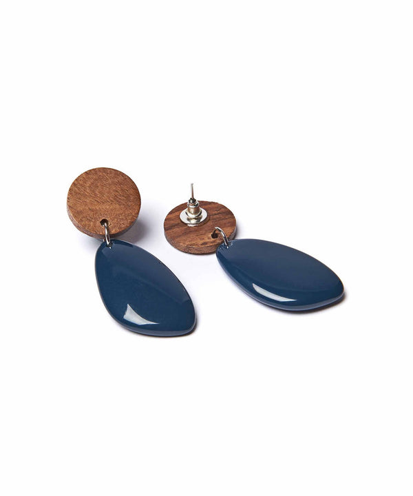 BALOCHI EARRINGS AEGEAN BLUE