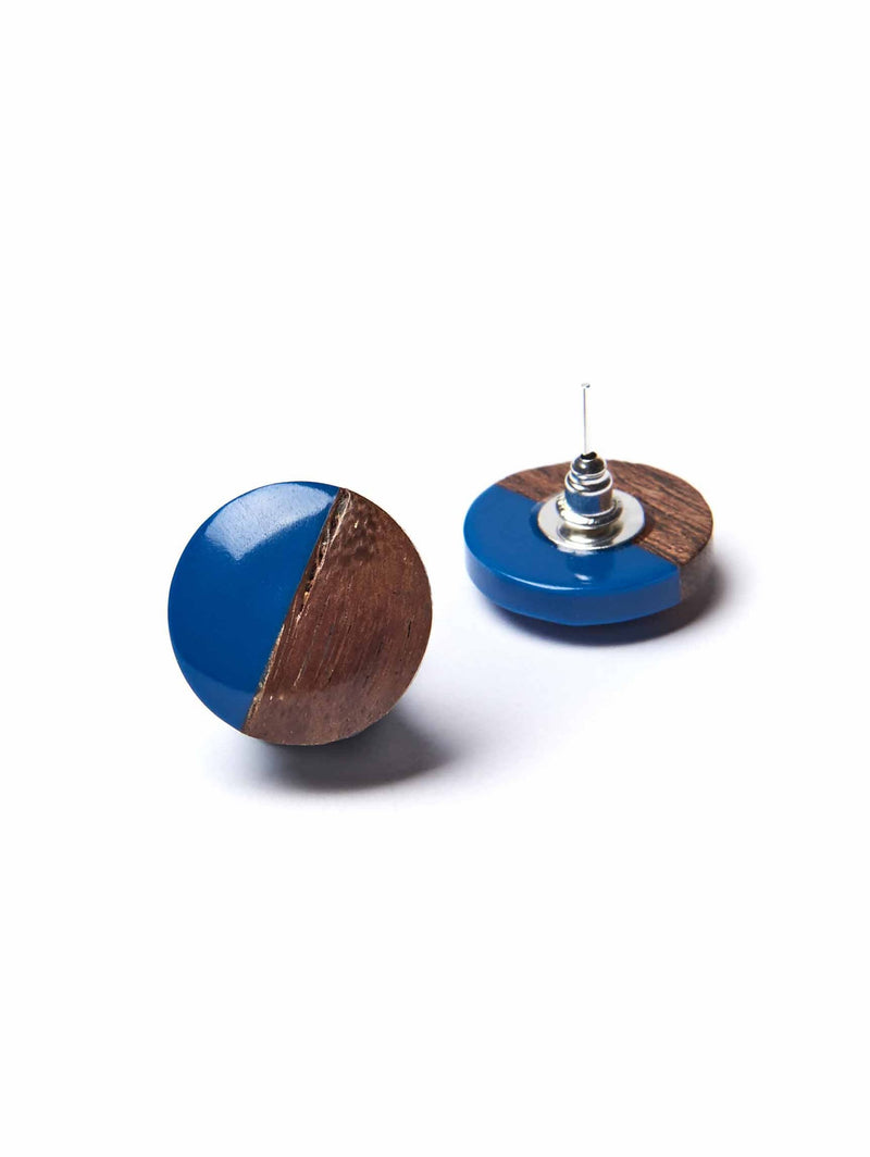 HAFEZ EARRINGS COBALT BLUE
