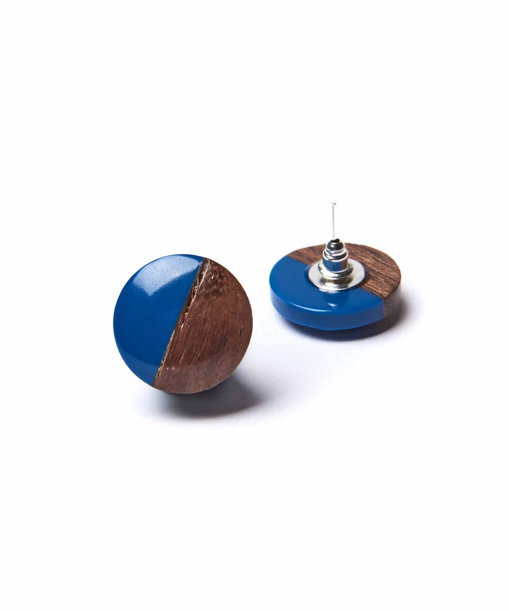 HAFEZ EARRINGS COBALT BLUE