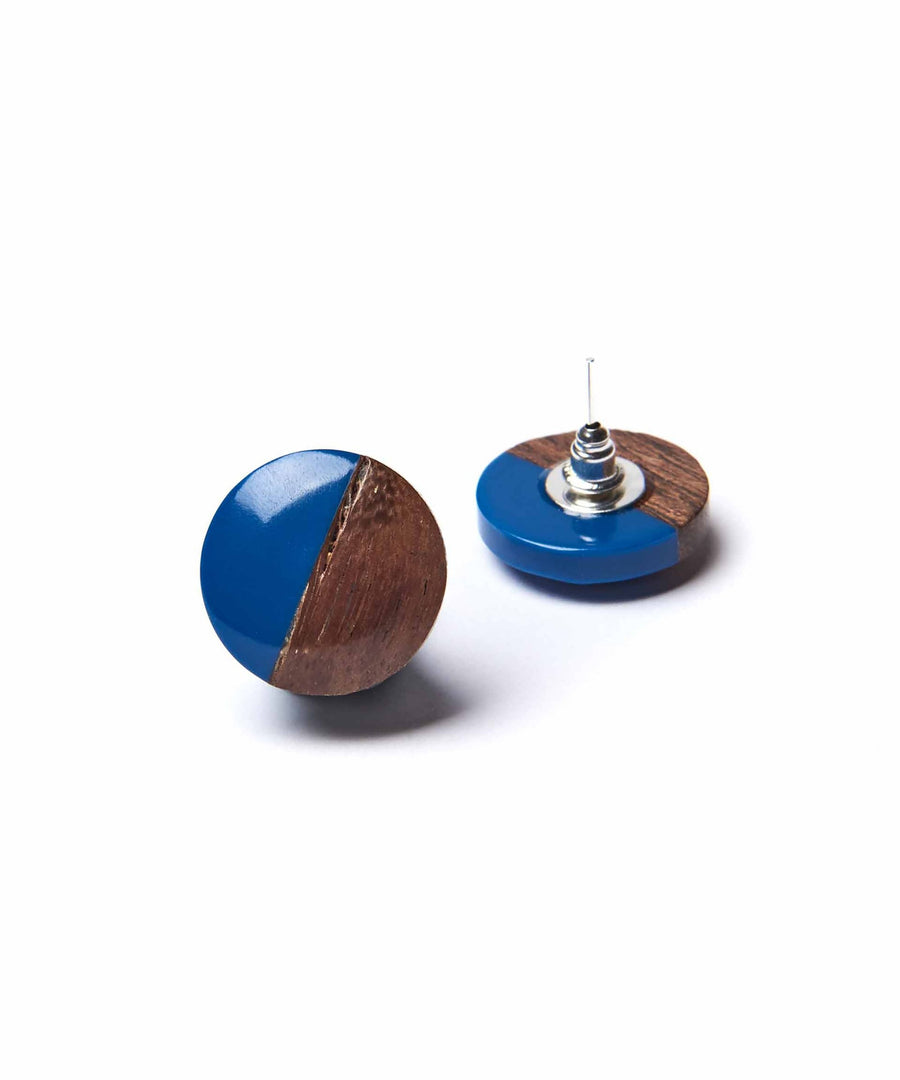 HAFEZ EARRINGS COBALT BLUE