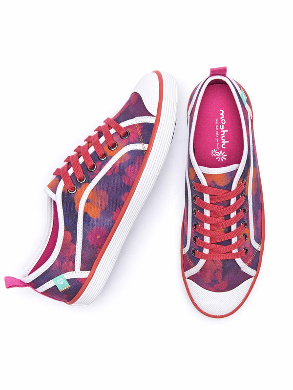 Blue lace-up canvas shoes - CUDDLY TOY 2 INDIGO BLOSSOM