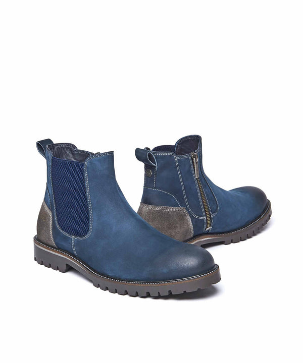 TAILPIPE INDIGO NUBUCK