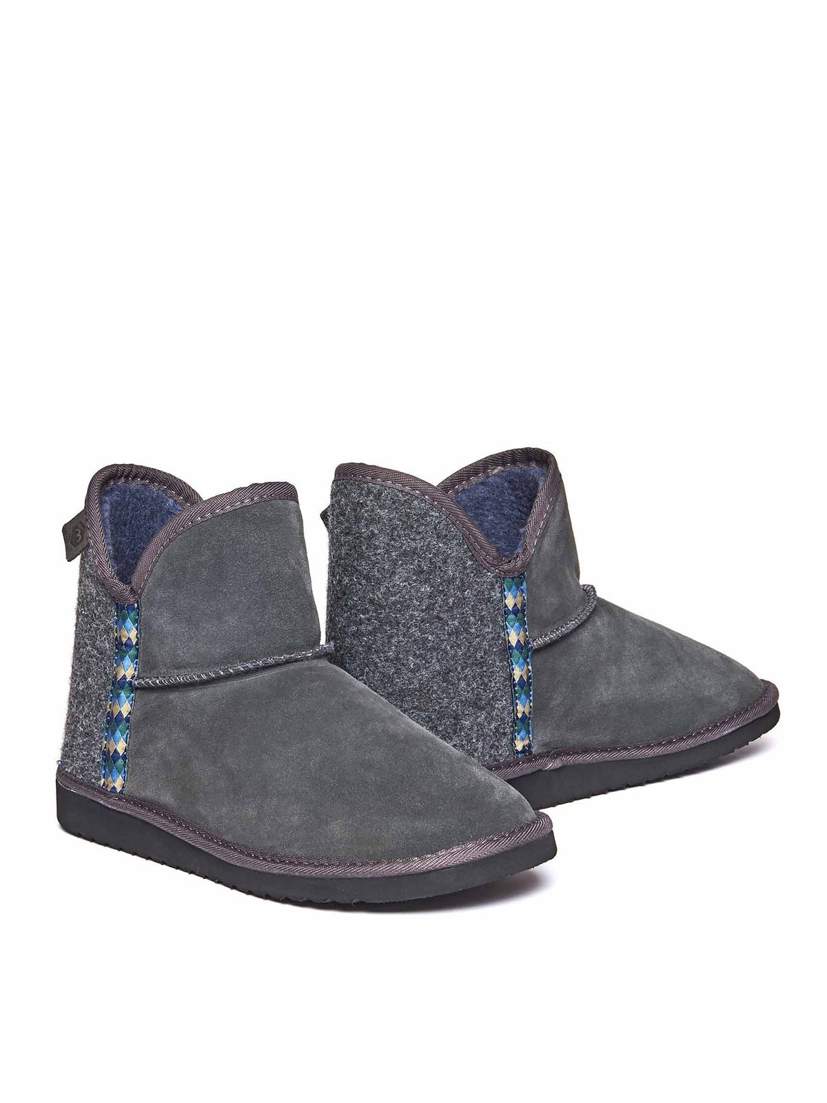 Grey men's slipper boots - KALTER GREY