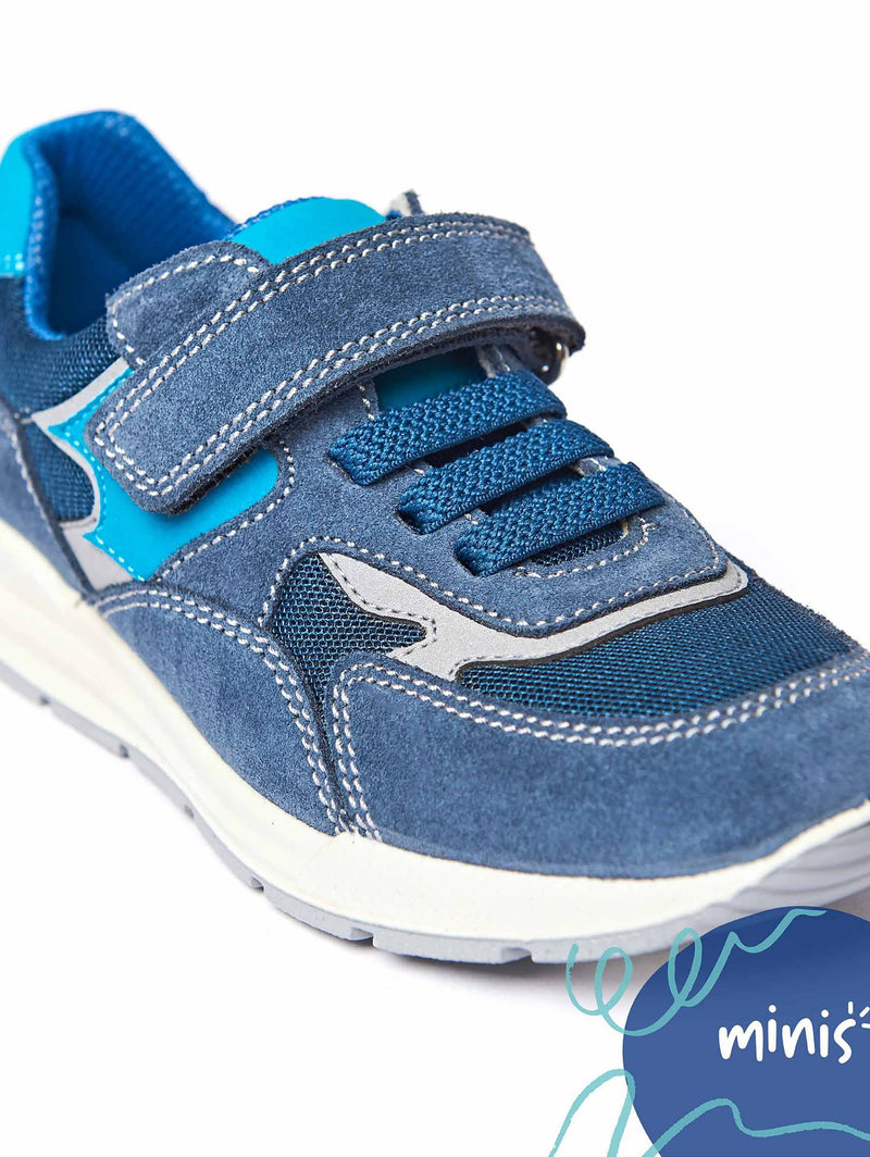 Pink kids faux leather trainers - JUMPING PASTEL PINK