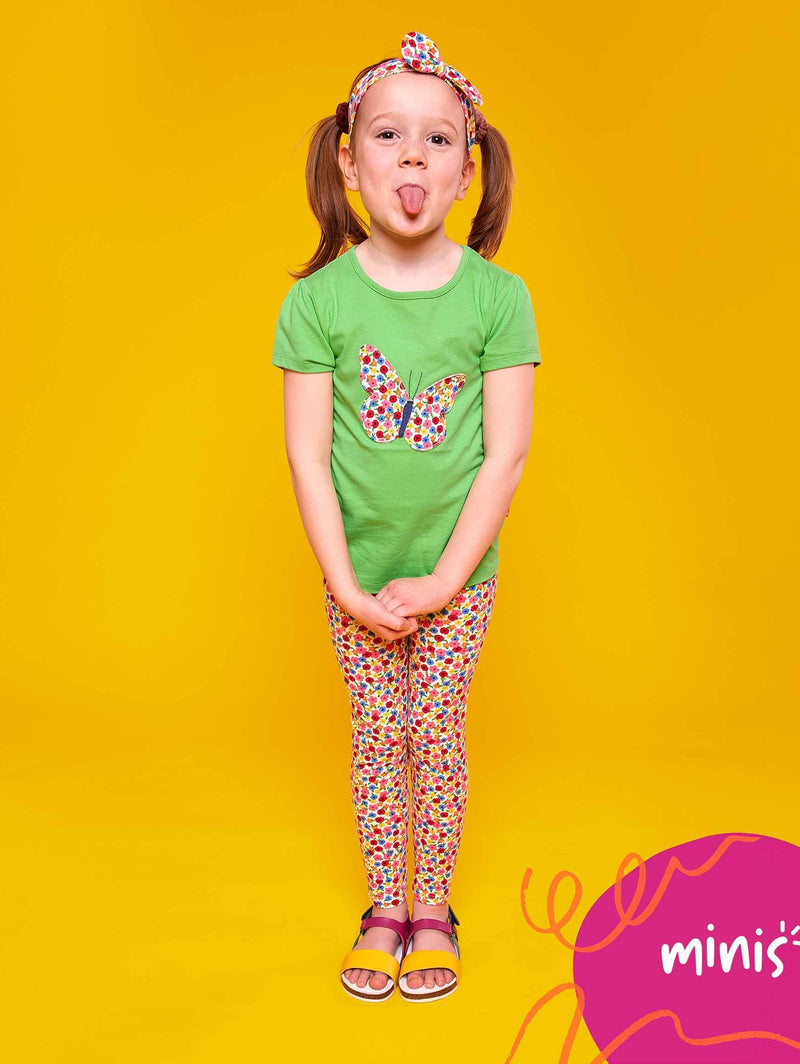 Yellow kids leather colourful sandals - SPRINGING YELLOW MULTI
