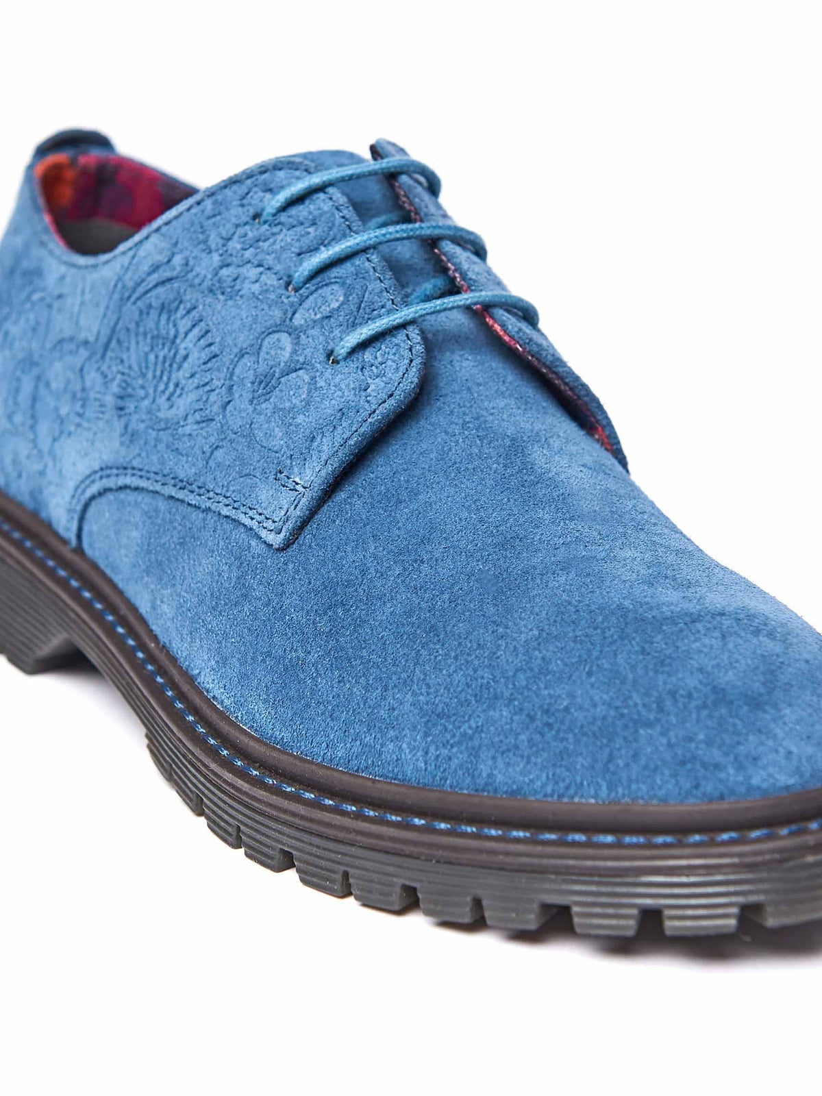 Blue ROSLIN SUEDE - ROSLIN SUEDE AEGEAN BLUE