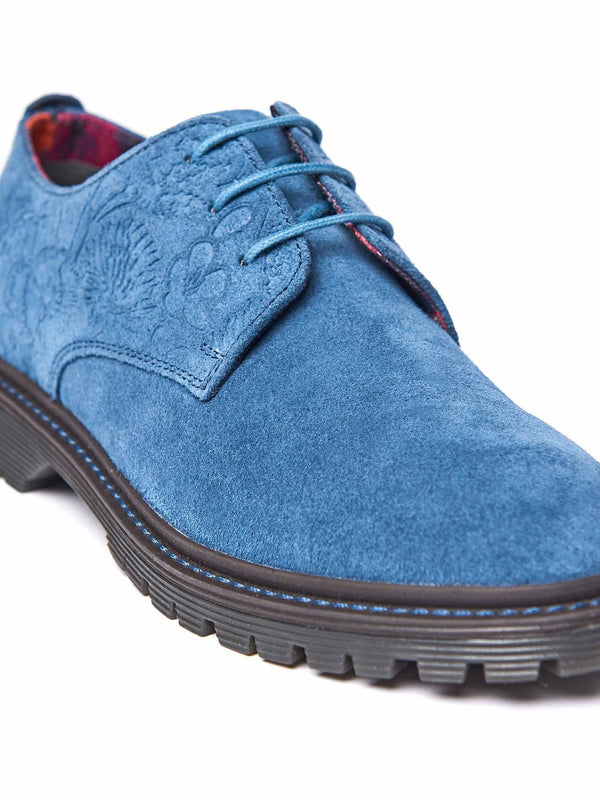 Blue ROSLIN SUEDE - ROSLIN SUEDE AEGEAN BLUE