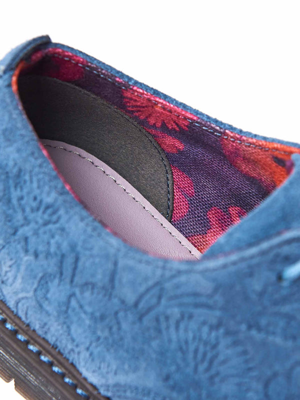 Blue ROSLIN SUEDE - ROSLIN SUEDE AEGEAN BLUE
