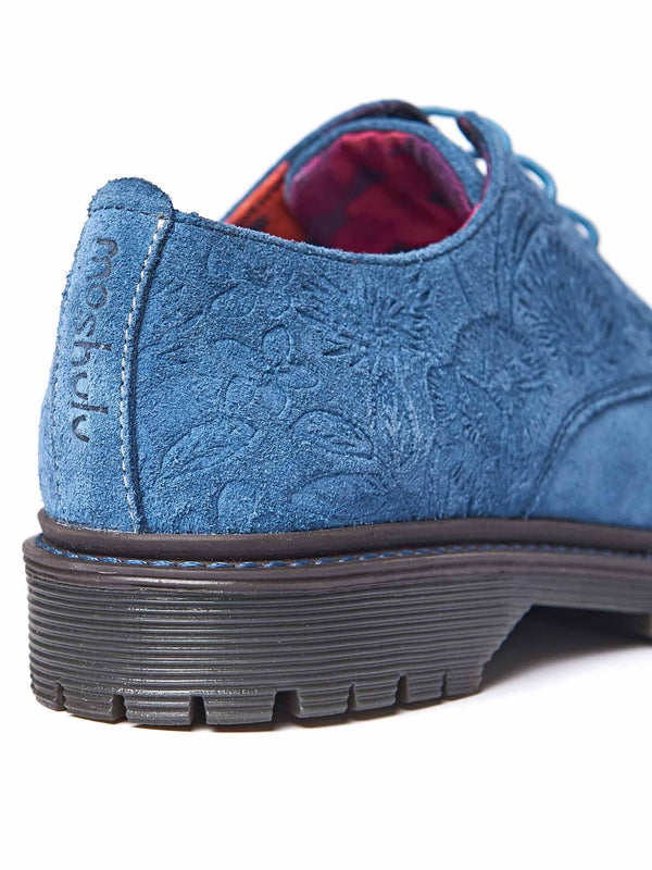 Blue ROSLIN SUEDE - ROSLIN SUEDE AEGEAN BLUE