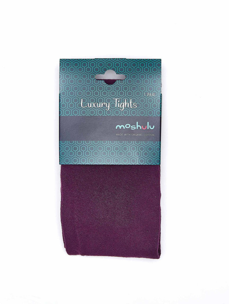 Purple ladies colour block tights - CREAM PUFF PURPLE
