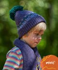 MINI FRAMPTON HAT NAVY MULTI
