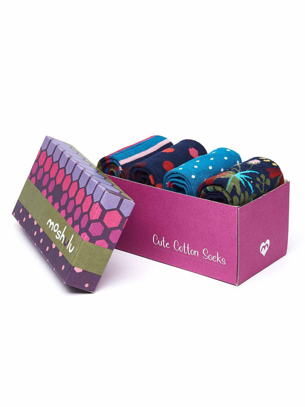 VERY VIVID SOCK BOX MULTI