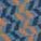 AEGEAN BLUE/ORANGE ZIGZAG