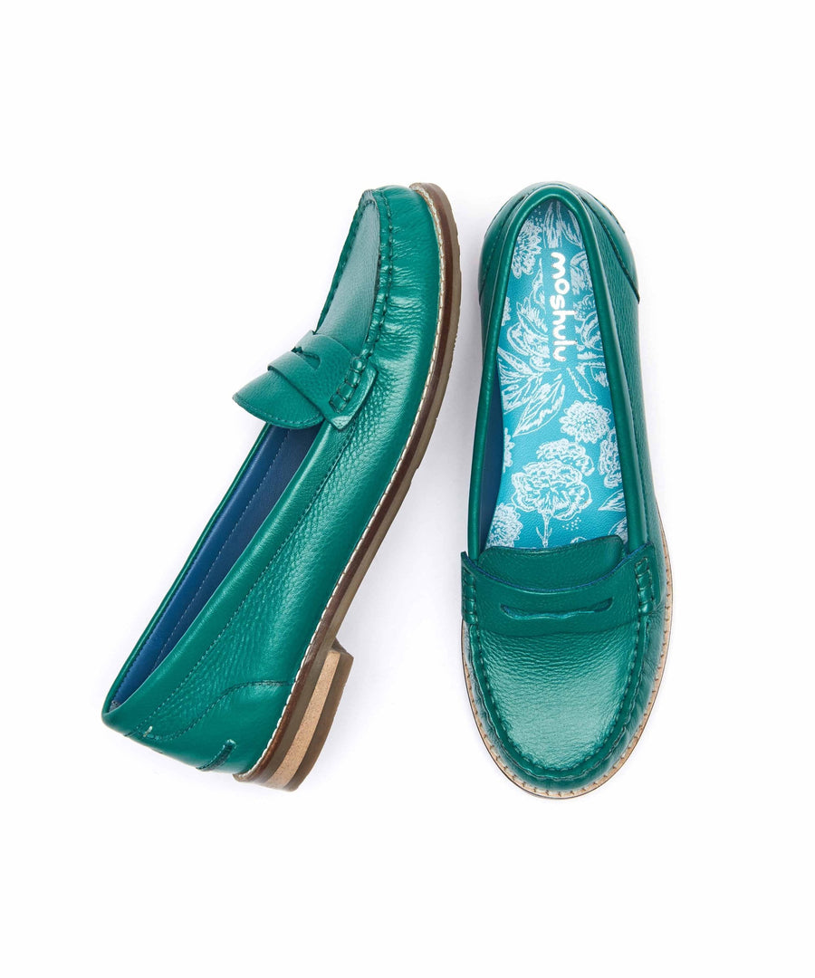 PETREL LEATHER JADE GREEN