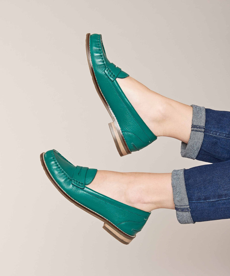 PETREL LEATHER JADE GREEN