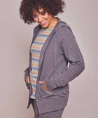 DOZE HOODED SWEAT SLATE MARL