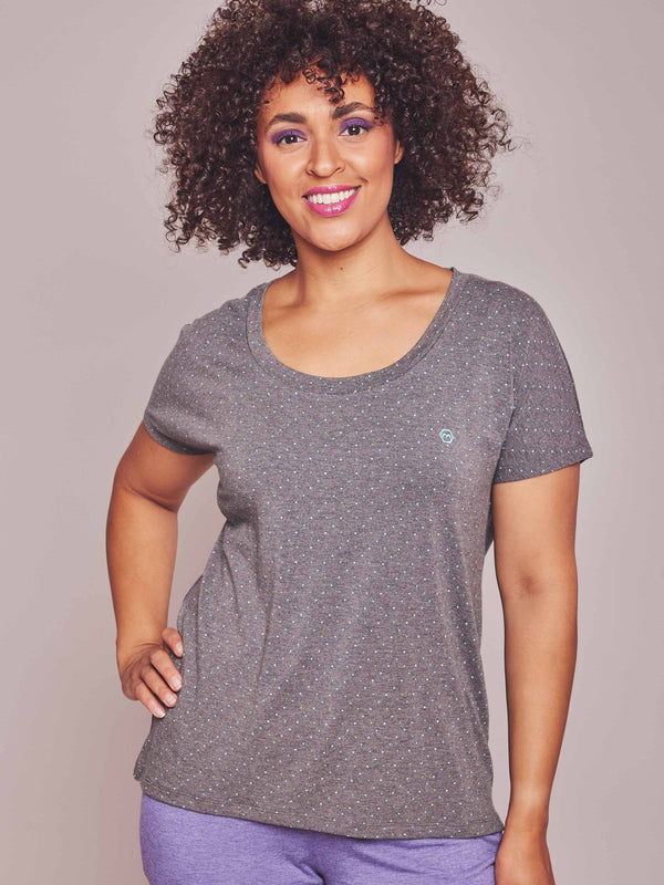 SLUMBER TEE SLATE MARL
