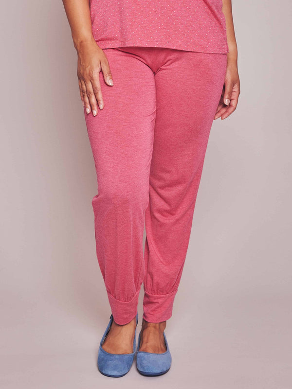 SLUMBER LOUNGE PANTS PINK MARL