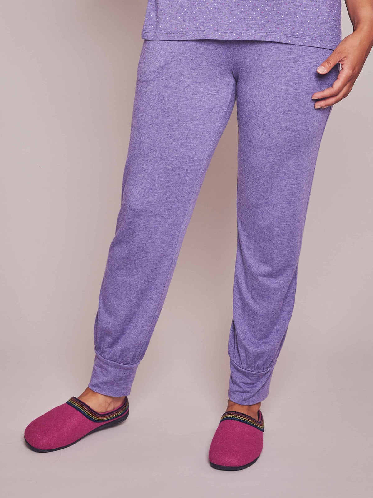 SLUMBER LOUNGE PANTS VIOLET MARL