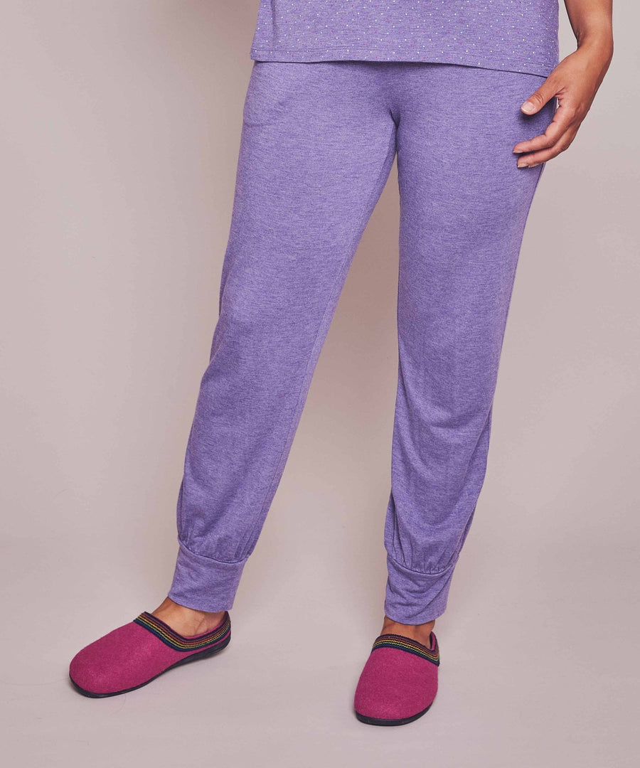 SLUMBER LOUNGE PANTS VIOLET MARL
