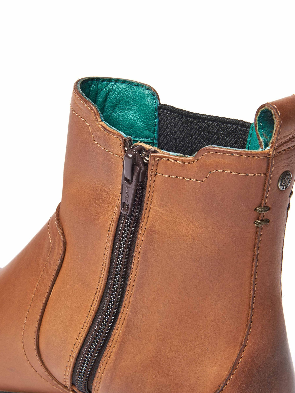 Black women's leather Chelsea boots - ABNEY BLACK
