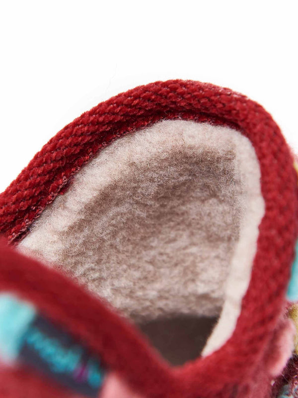Grey spotty bootie slippers - FIRESIDE 2 SLATE