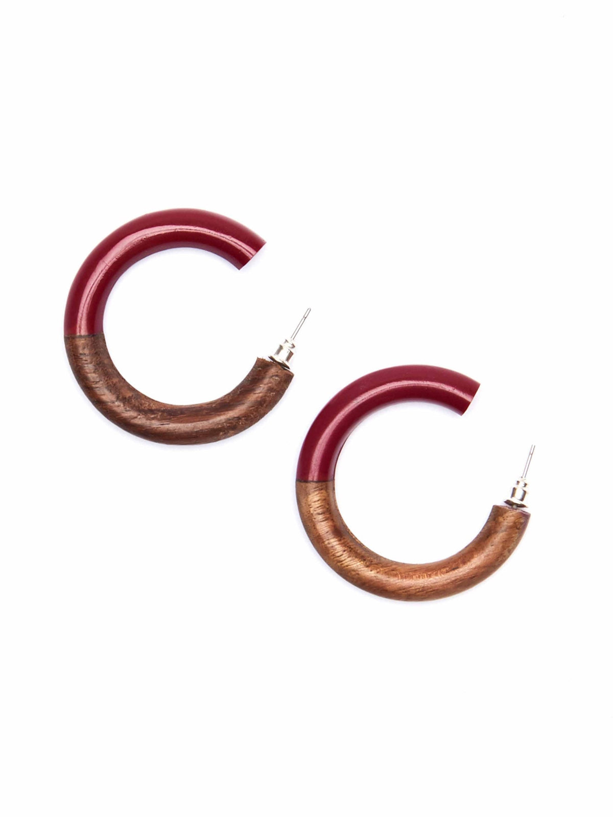 SAPPHO EARRINGS RASPBERRY