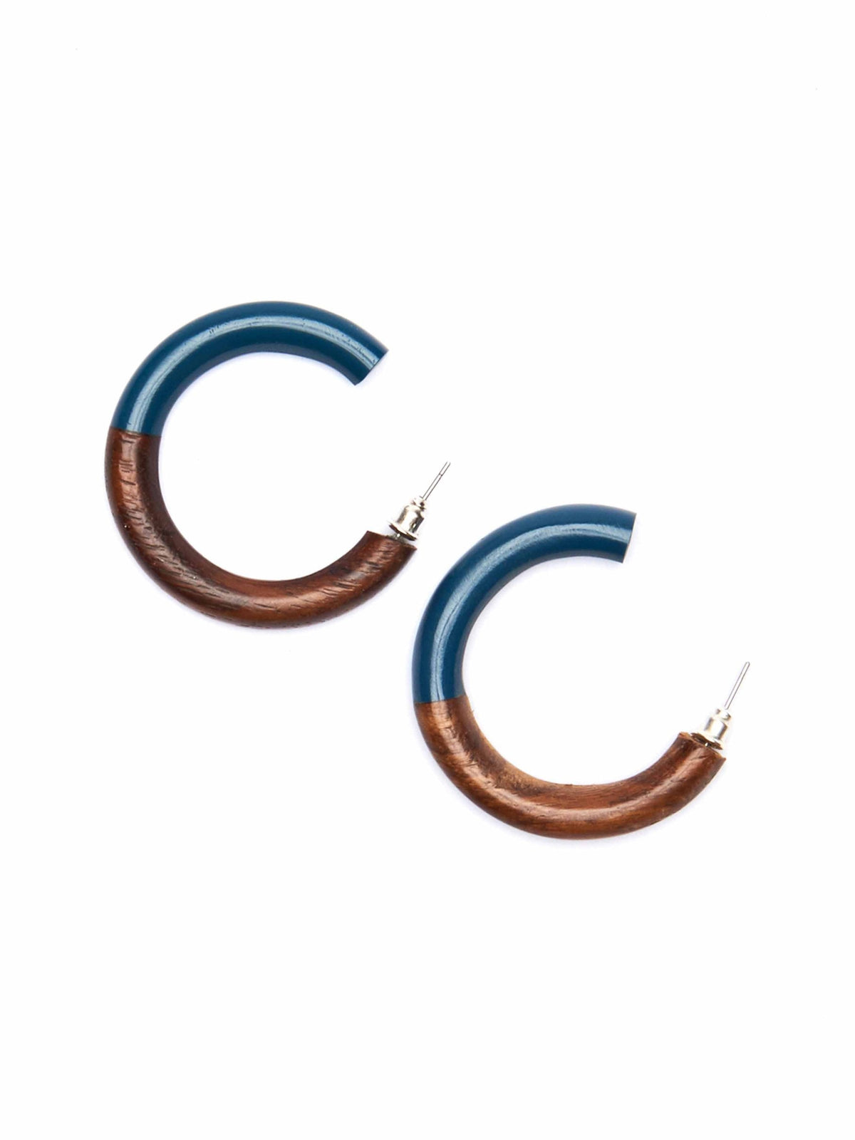 SAPPHO EARRINGS DARK TEAL