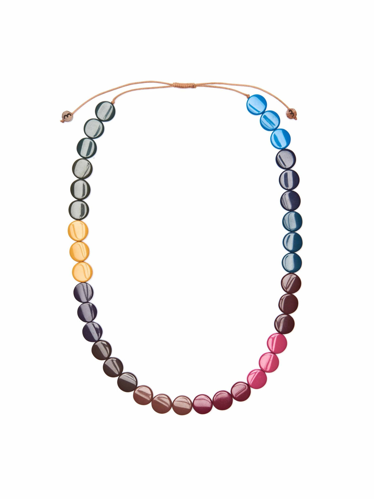 HANZALA NECKLACE TONAL RAINBOW