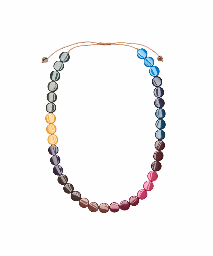 HANZALA NECKLACE TONAL RAINBOW