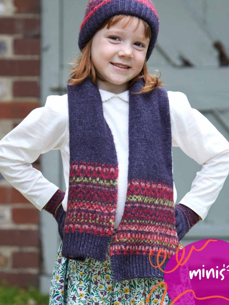 Blue MINI TEAN SCARF - MINI TEAN SCARF INDIGO MULTI