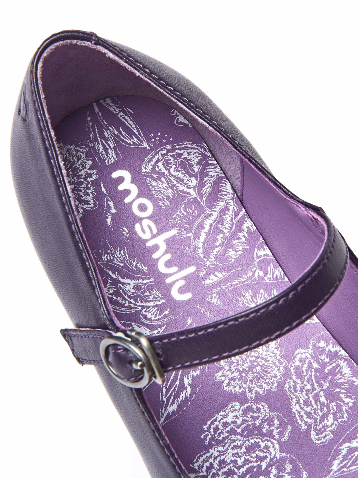 Black square toed ballerina flats - PIPER BLACK