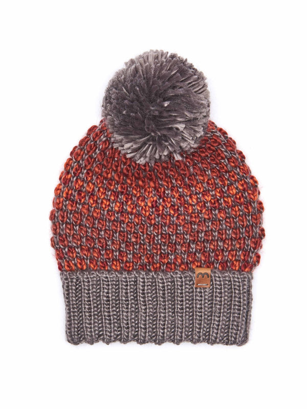 Grey RATHLIN HAT - RATHLIN HAT GREY/CABERNET