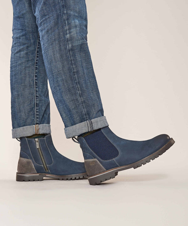 TAILPIPE INDIGO NUBUCK