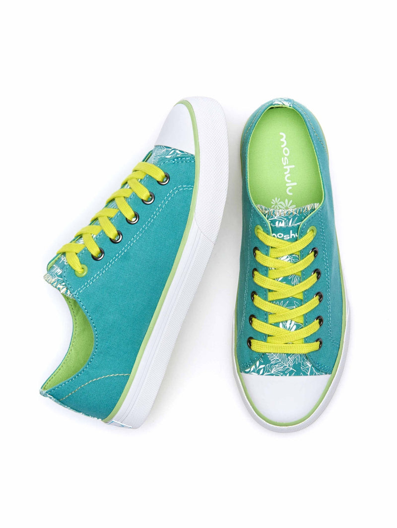 Blue casual lace-up trainers - MARRAKECH 4 AQUA
