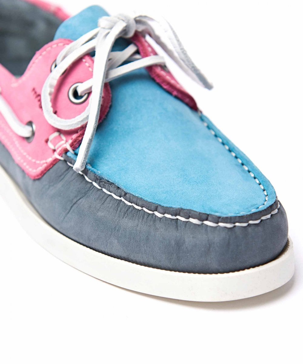 SALCOMBE 3 DENIM/TURQUOISE/FUCHSIA
