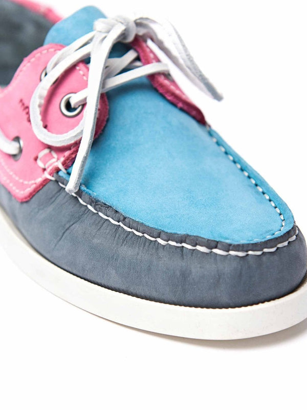 SALCOMBE 3 DENIM/TURQUOISE/FUCHSIA