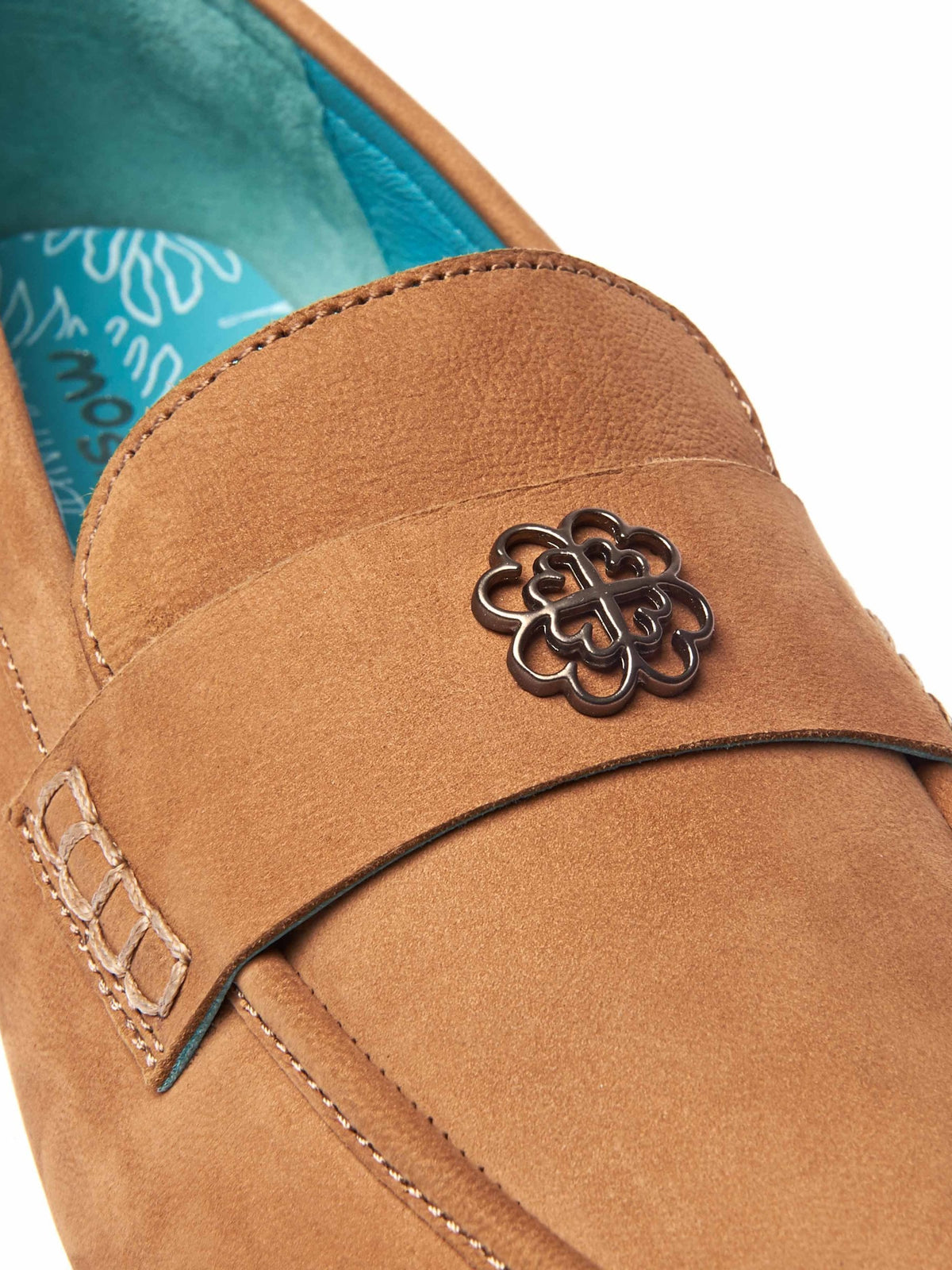 Brown nubuck penny loafer - CHIDORI TAN