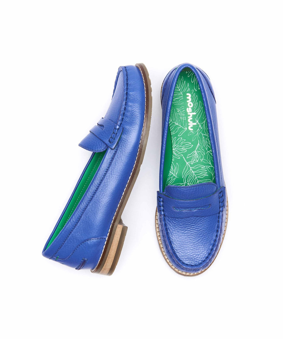 PETREL LEATHER ROYAL BLUE
